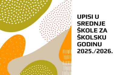 Upis učenika u prvi razred srednje škole za školsku godinu 2025./2026.